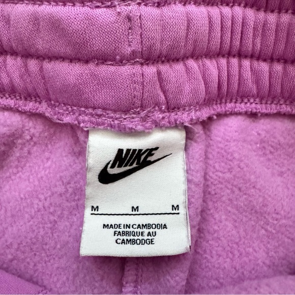 Nike Sportswear Club Fleece Big Kids Joggers Sweatpants Pink Lt Magenta Size M - Picture 4 of 10